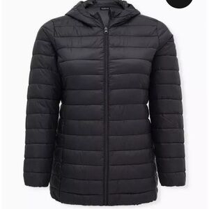 Torrid Black Puffer Jacket